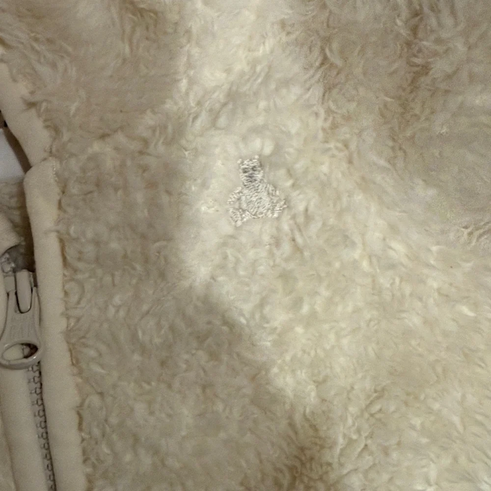 Baby GAP Cream Fleece Baby Footie